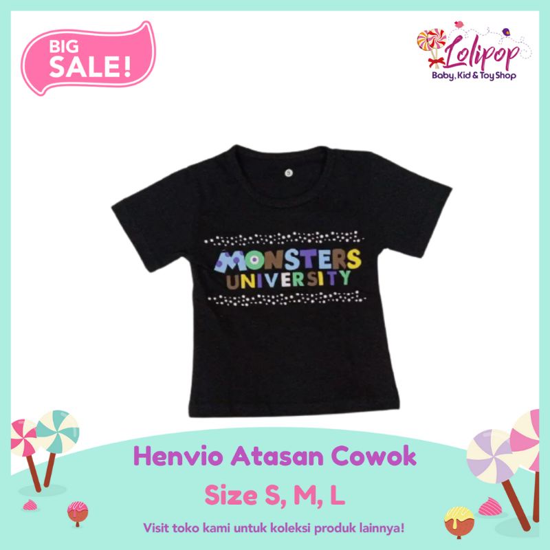 KAOS ANAK - HENVIO ATASAN KAOS COWOK