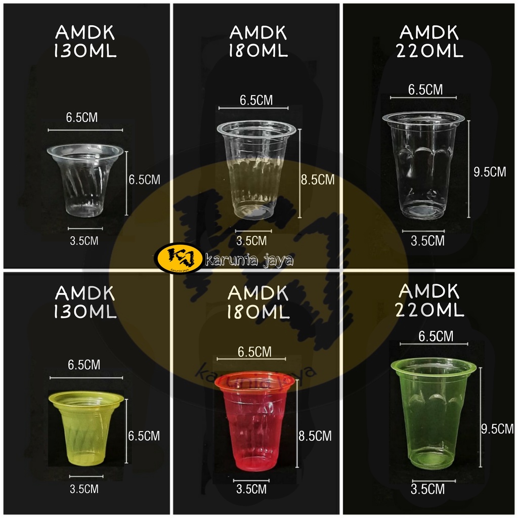 Jual Gelas Plastik Amdk Gelas Aqua 130ml 180ml 220ml Indonesiashopee Indonesia 2394