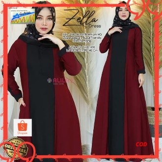 Gamis Zella Dress Masakini 2021 New Produk