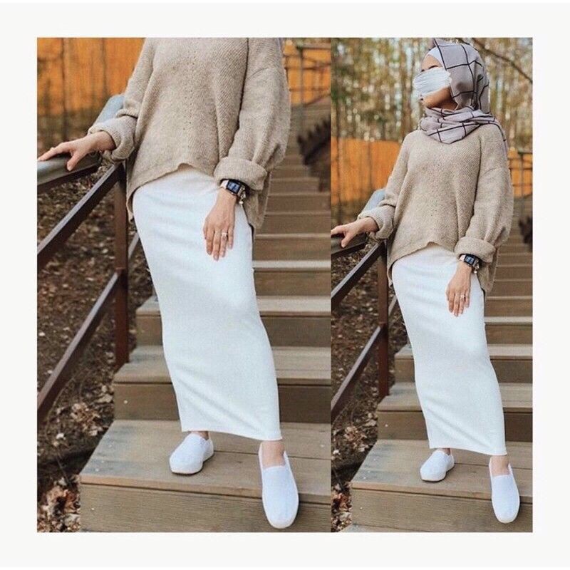 (BISA COD) INER SEPAN DRESS MAXI INER BUSUI/non Busui S M L XL XXL-5