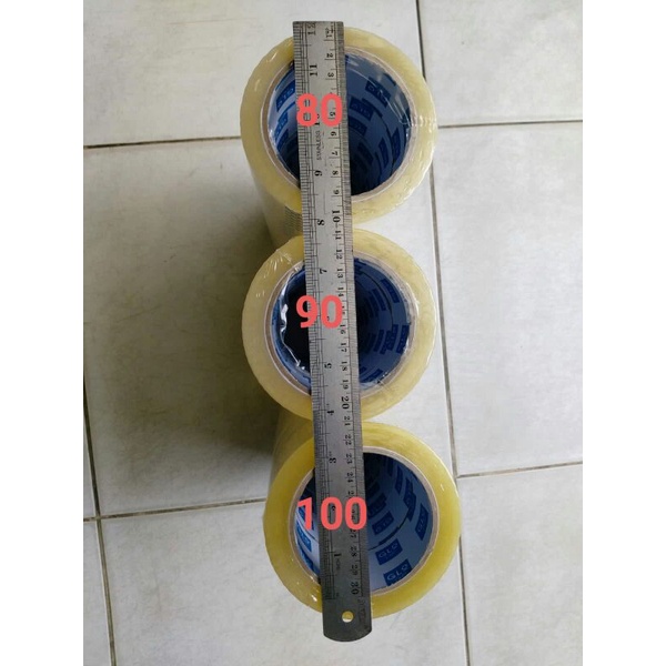 

Lakban Glo tape Lakban bening Dan coklat opp 48mm X 80yard, 90yard, 100yard x72pcs