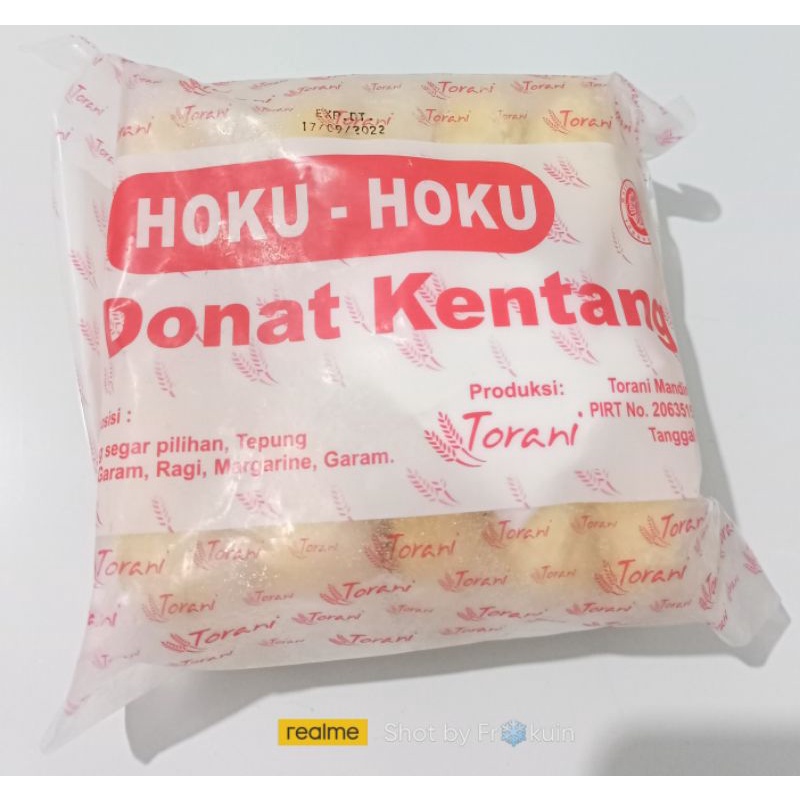 

Hoku Donat Kentang isi 10pcs gula halus - frozen food murah