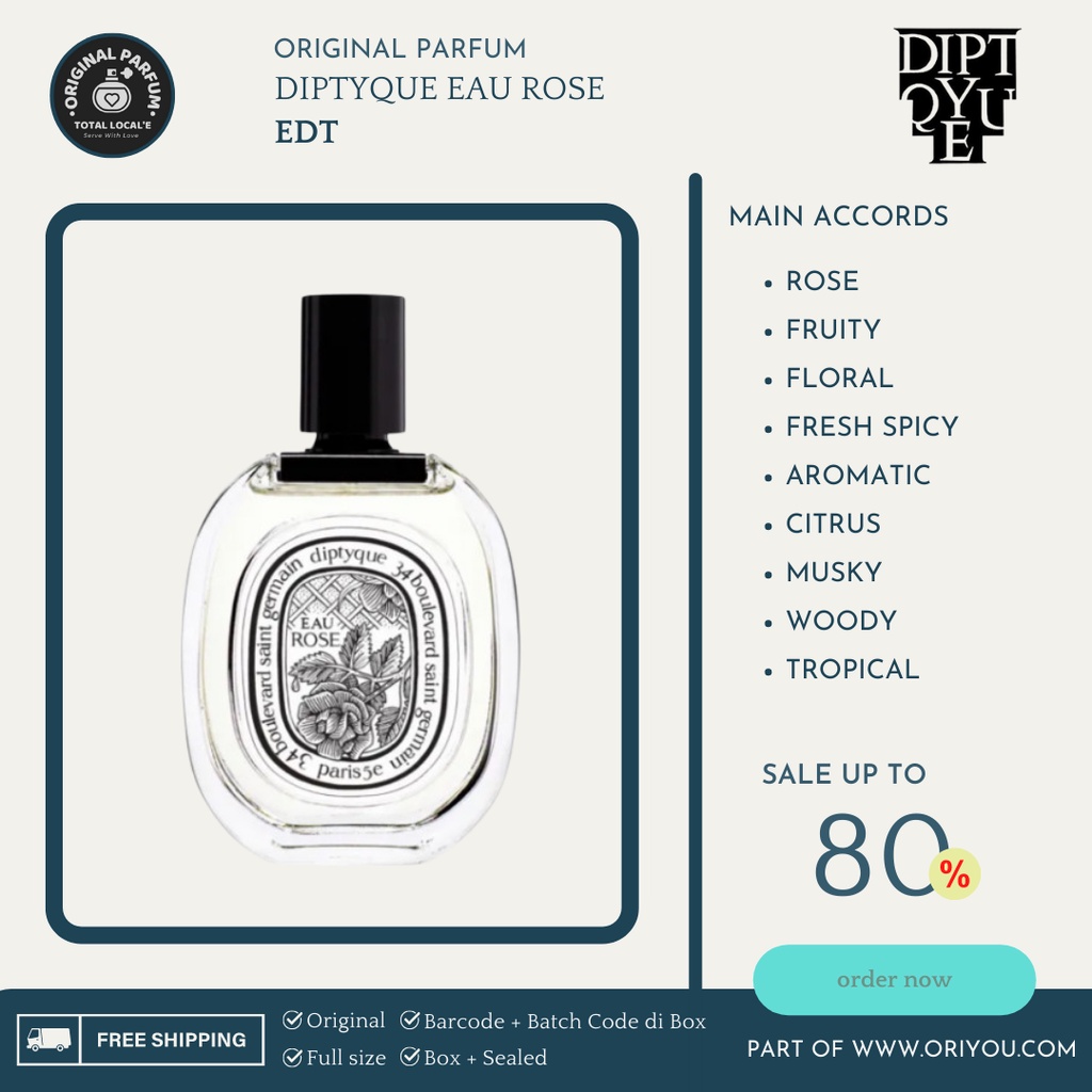 DIPTYQUE EAU ROSE EDT 100 ML