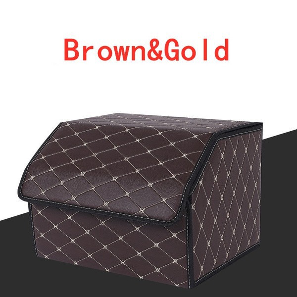 Car Trunk Organiser Kotak Penyimpan Bagasi Mobil Kulit High Quality