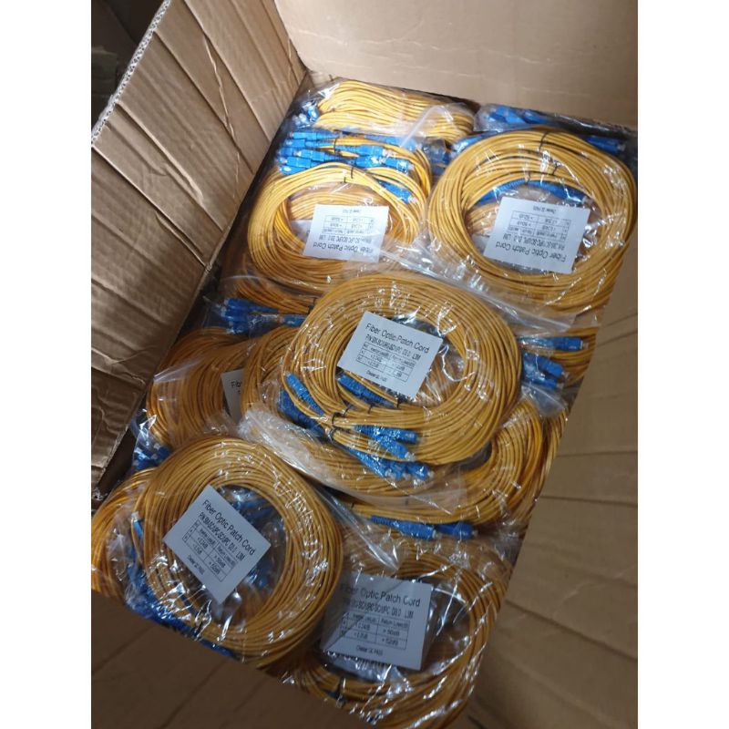 PATCH CORD / PATCHCORD FIBER OPTIC SC UPC 5M / 3M / 2M / 1M Kabel Fiber Optic Single Patch Core SC UPC