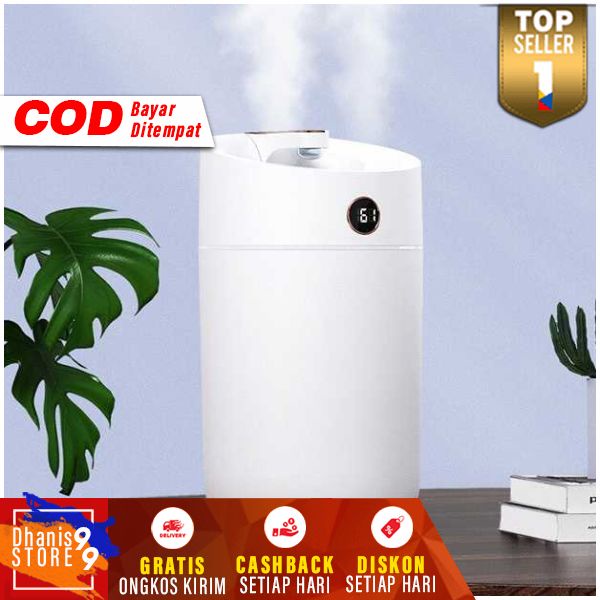 Air Humidifier Aromatherapy Oil Diffuser Double Spray 3L Humi Aromaterapi Pewangi Ruangan Pelembab Udara Ruang