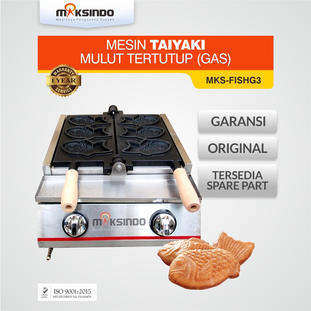 Taiyaki Mulut Tertutup (Gas) MKS-FISHG3