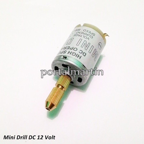 Mini Drill Bor PCB DC 12 Volt