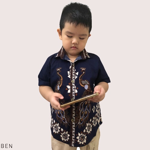 BEN NEW KIDS - Kemeja Batik Anak Laki-Laki 001 JM