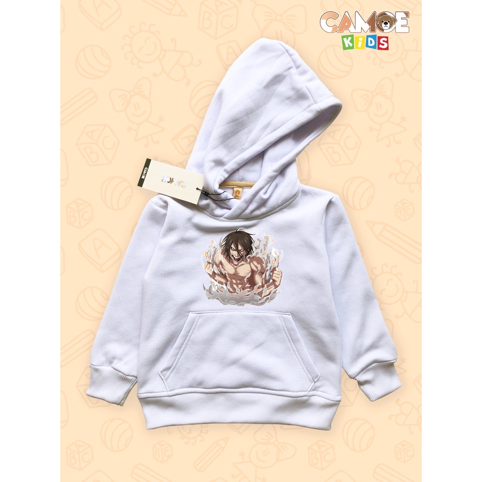 Hoodie Anak KIDS Anime Attack on titan Eren Rogue Titan