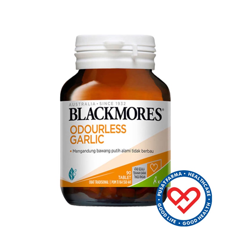 Blackmores Odourless Garlic 90 Tablet Suplemen untuk Darah Tinggi