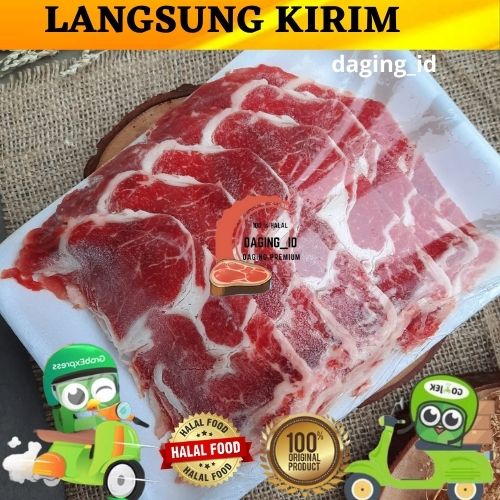 

DAGING SAPI Grill BEEF Rib Eye SLICE (LowFat) SHABU-SHABU 250 GR