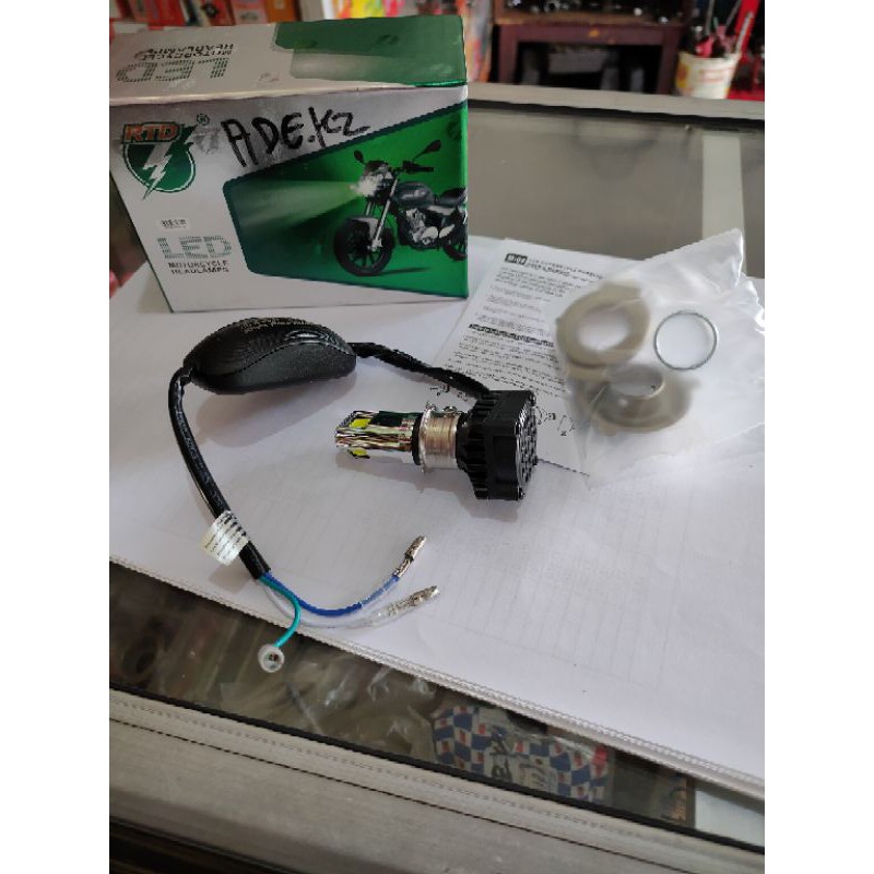 bola lampu RTD LED,cahaya puitih 3 sisi'universal