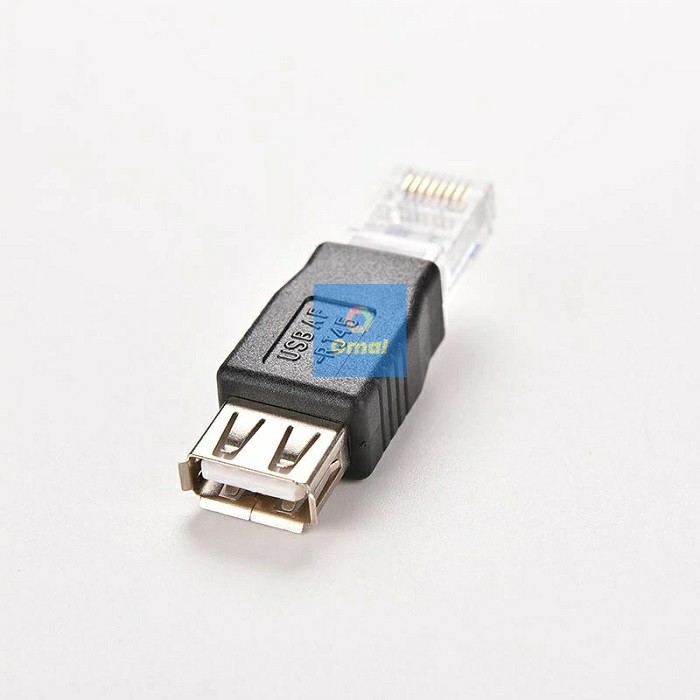 Converter RJ45 LAN to USB Female USB Adapter Connector Extension