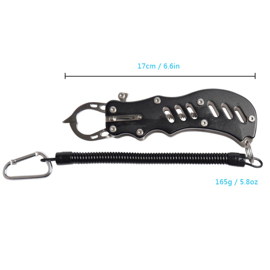 Big Game Fish Lip Gripper Portable - FHG-62O - Black