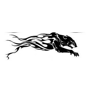 stiker sticker skotlet harimau set metalik motor mobil