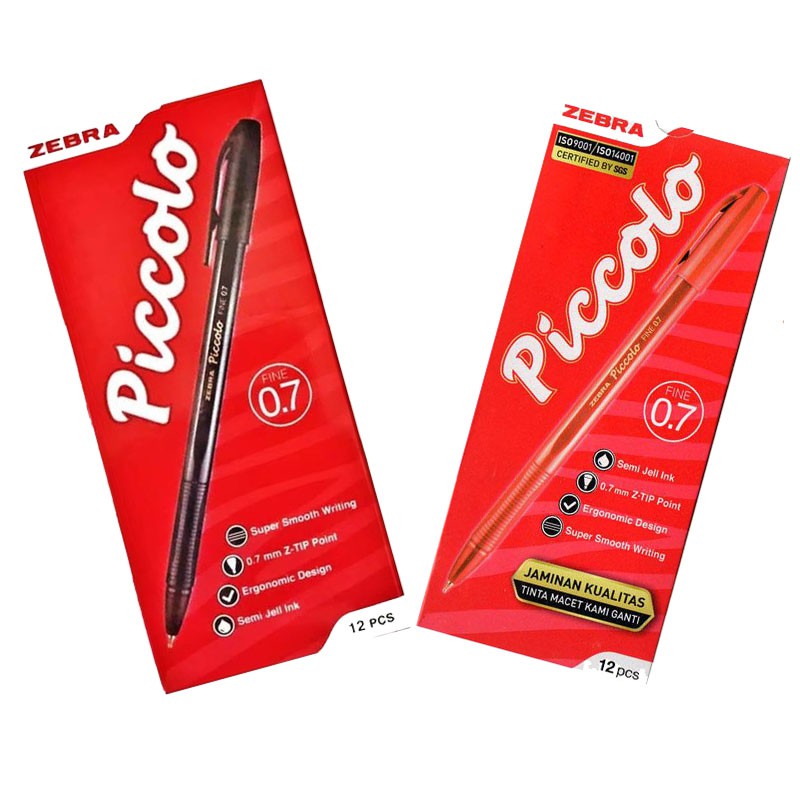 

PICCOLO Zebra Pena Pulpen Ballpoint 0.7