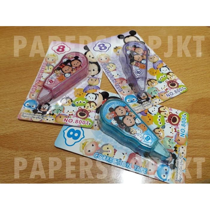 

OPEN SALE CORRECTION TAPE / TIP-EX KERTAS 8001 TSUM-TSUM