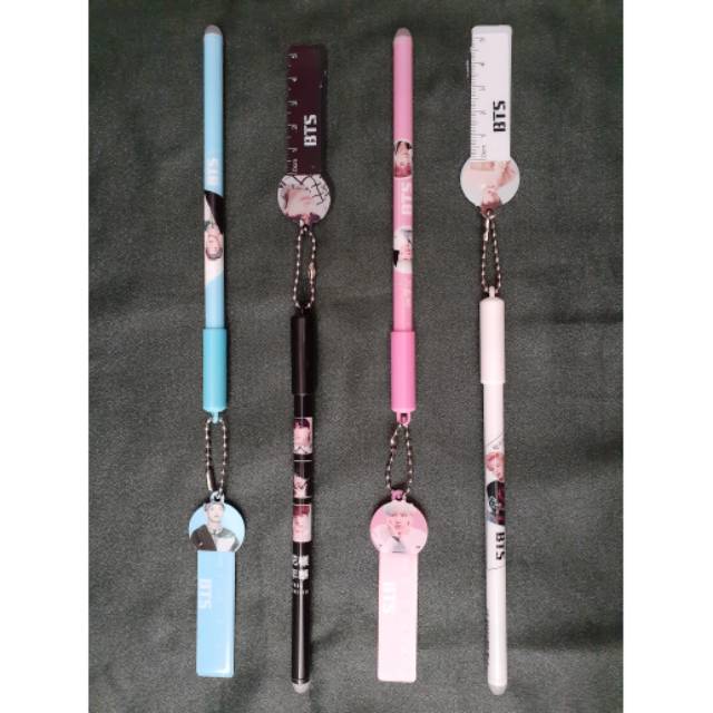 

Pulpen Gel Gantungan Penggaris BTS