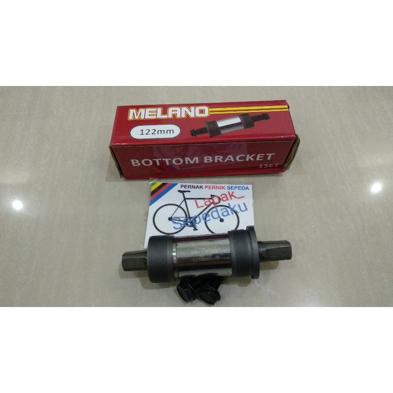 Bottom Bracket KOTAK 122 MELANO - BB Kotak 122 merk MELANO - BB MELANO 122 - BEARING AS TENGAH