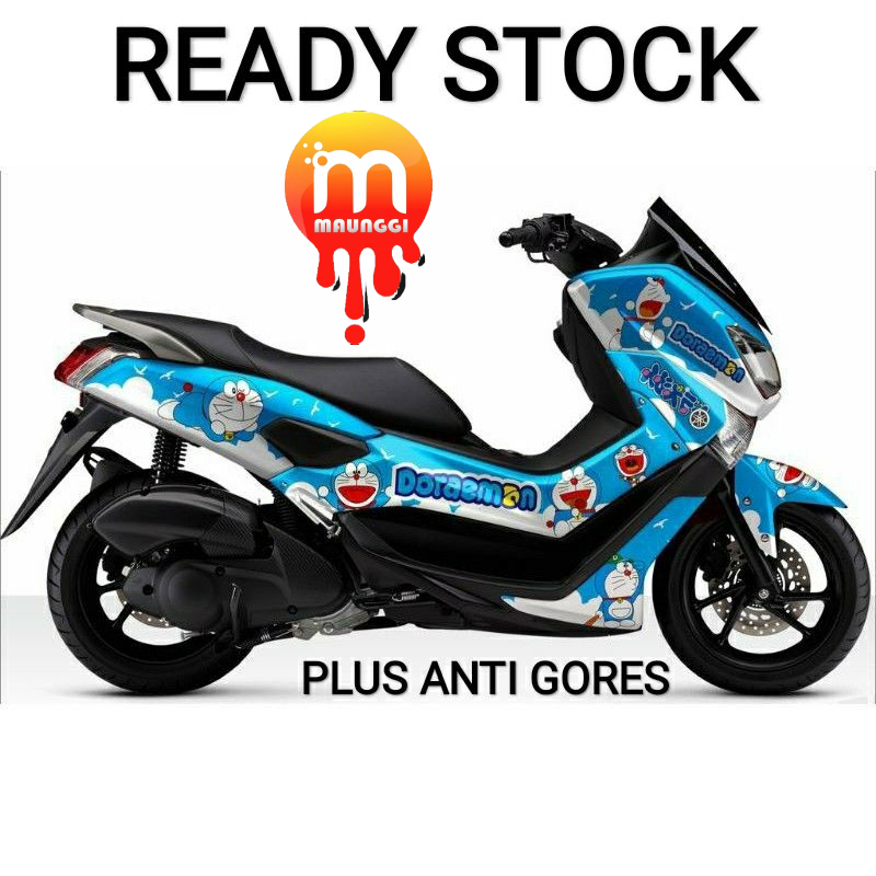 Decal nmax 155 full body Sticker yamaha nmax lama full motif doraemon Striping nmax old 155 stiker n