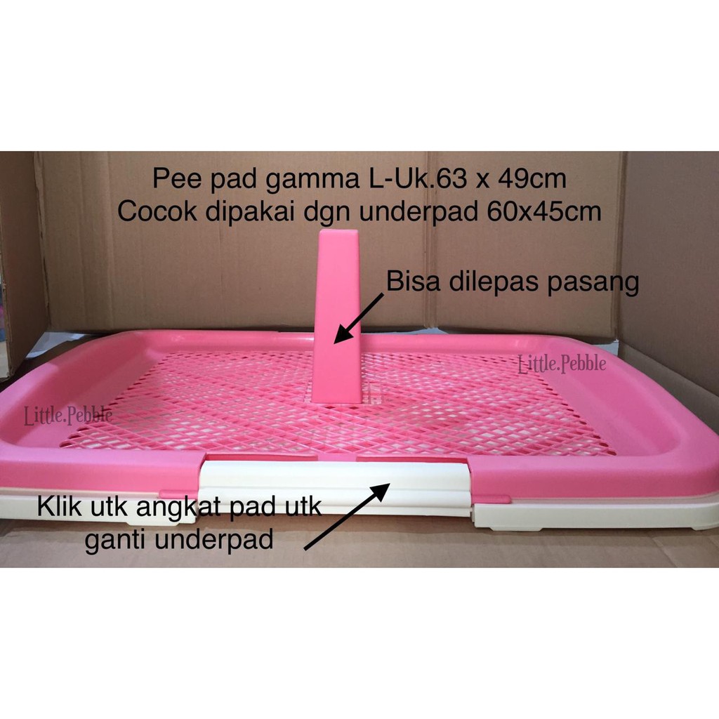 pet toilet training tray pee pad dog Gamma Large-tempat pipis anjing