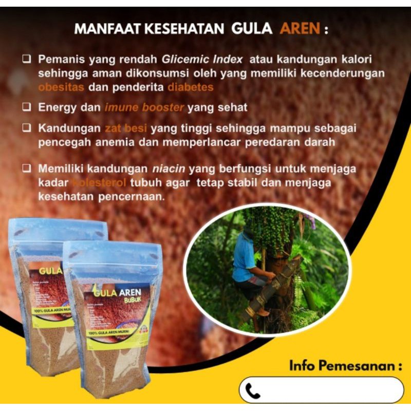 

Gula Aren Bubuk dan balok