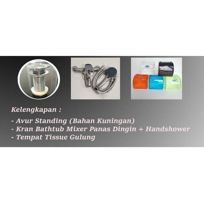 BATHUB PAKET STANDING 9200 GIOVANCA VINCO MORIEN