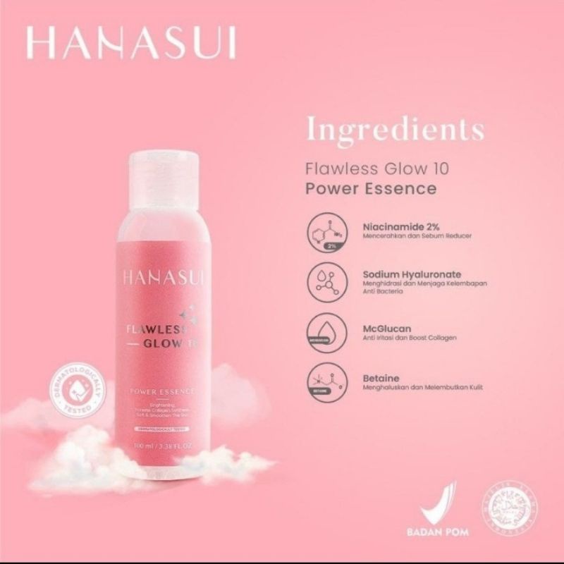 Hanasui Flawless Glow Series 4in1 - cream hanasui - Hanasui cream - Hanasui flawless