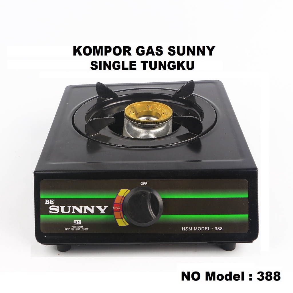 KOMPOR GAS Be Sunny HSM Model 338 Type 1 TUNGKU GS
