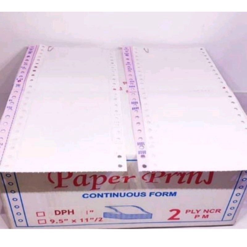 

Continuous Form 2 Ply 9,5 x 11/4 Paper Pryns