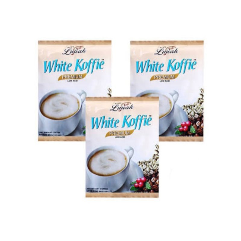 

Sembako Kopi Luwak White Koffe 1renceng isi 10