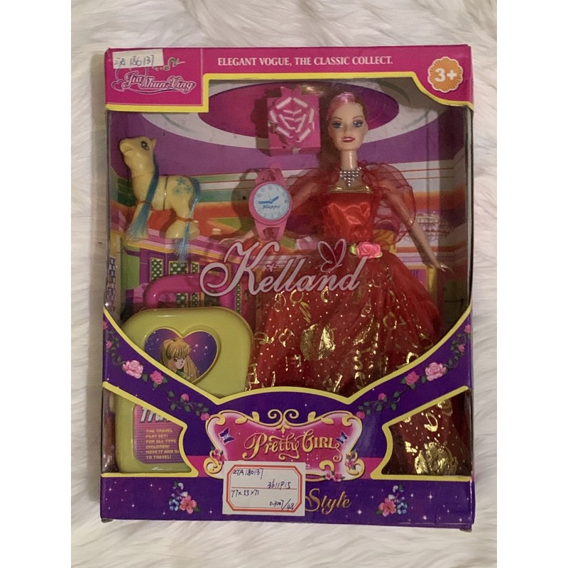 Boneka Barbie Luggge set / Mainan Boneka / Mainan Anak / Boneka Lucu - Boneka Barbie terjangkau