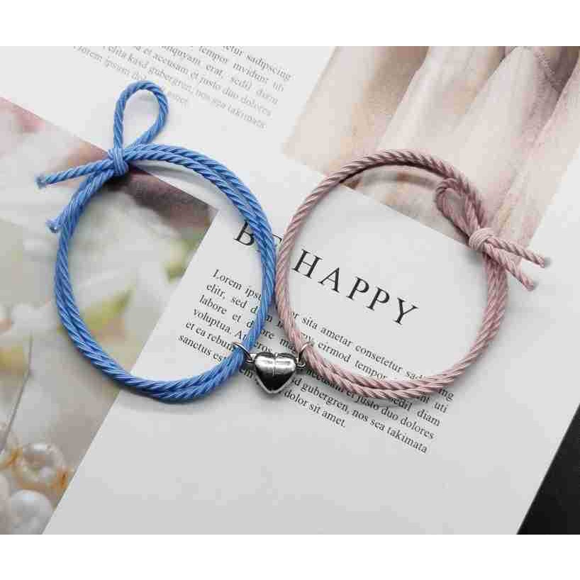 2 Pcs SET Gelang  Karet Magnet Desain Astronot Kuromi Cinnamoroll Untuk Pria Dan Wanita Gelang Magnet-3