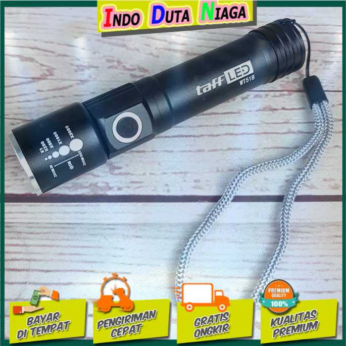 IDN TOOLS - TaffLED Senter LED Mini Waterproof Magnetic - WT518