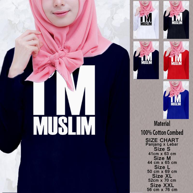 Kaos Muslim Wanita Panjang SN-WLMSMY363 IM MUSLIM Baju Dakwah