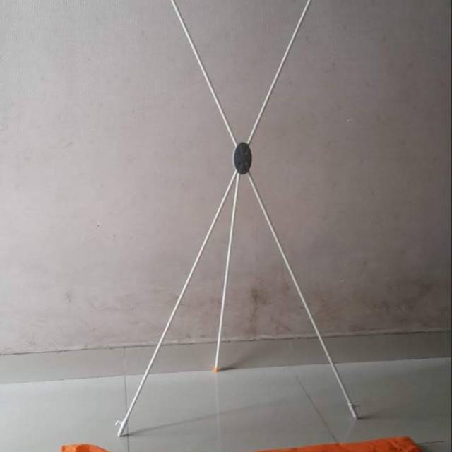 

X Banner Pvc Putih Stand 60x160