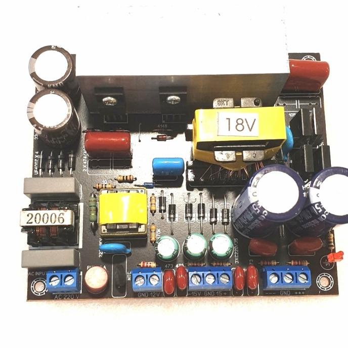SMPS TRAFO SWITCHING 10A CT 18V.EXTRA 1.5A CT 15V &0-12V