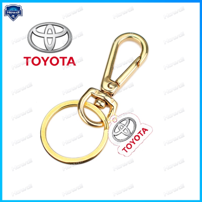 (Simple) Gantungan Kunci Bahan Akrilik Dengan logo Toyota