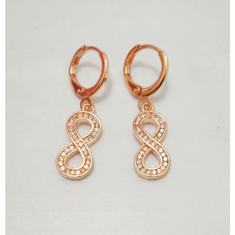 SAL54. Anting xuping wanita lapis emas