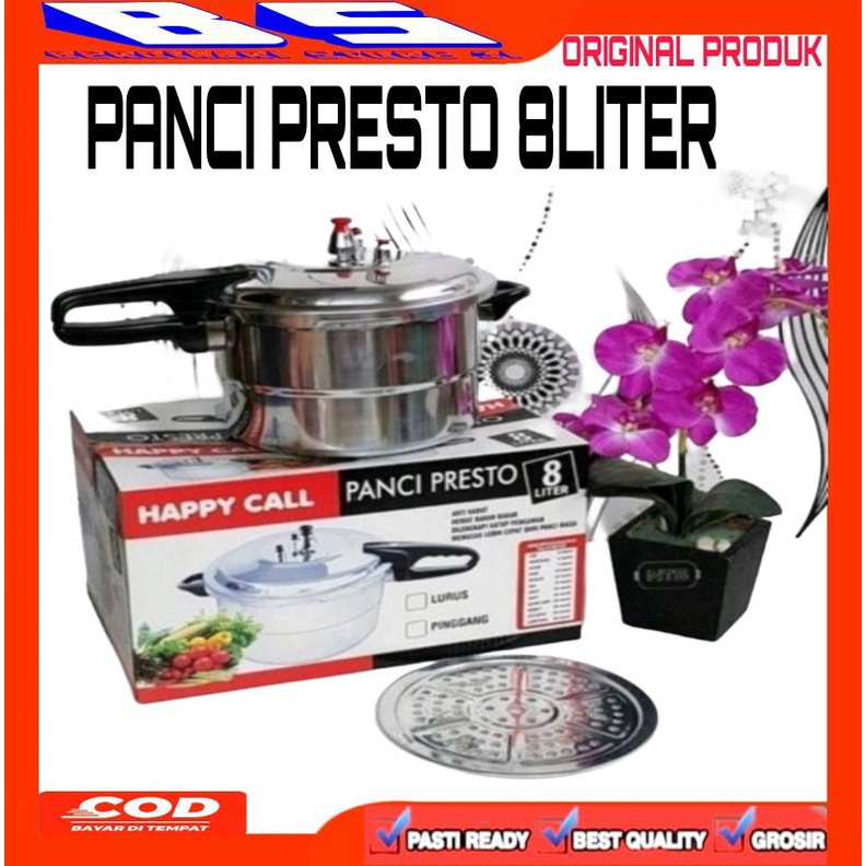 [BS] PANCI PRESTO 8L 8 LITER 8 L BESAR HC TANPA TUTUP KACA