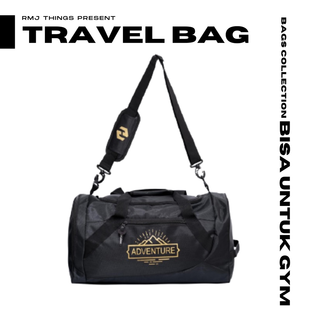 Tas Travel Duffle Traveling Gym Olahraga Slempang Dufflebag Outdoor Selempang Mudik Pulang Kampung P