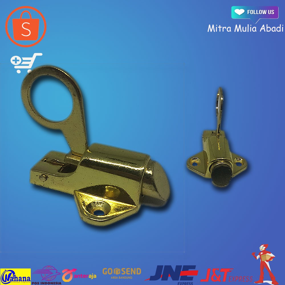 Spring Knip Tebal Grendel Kodok GOLD