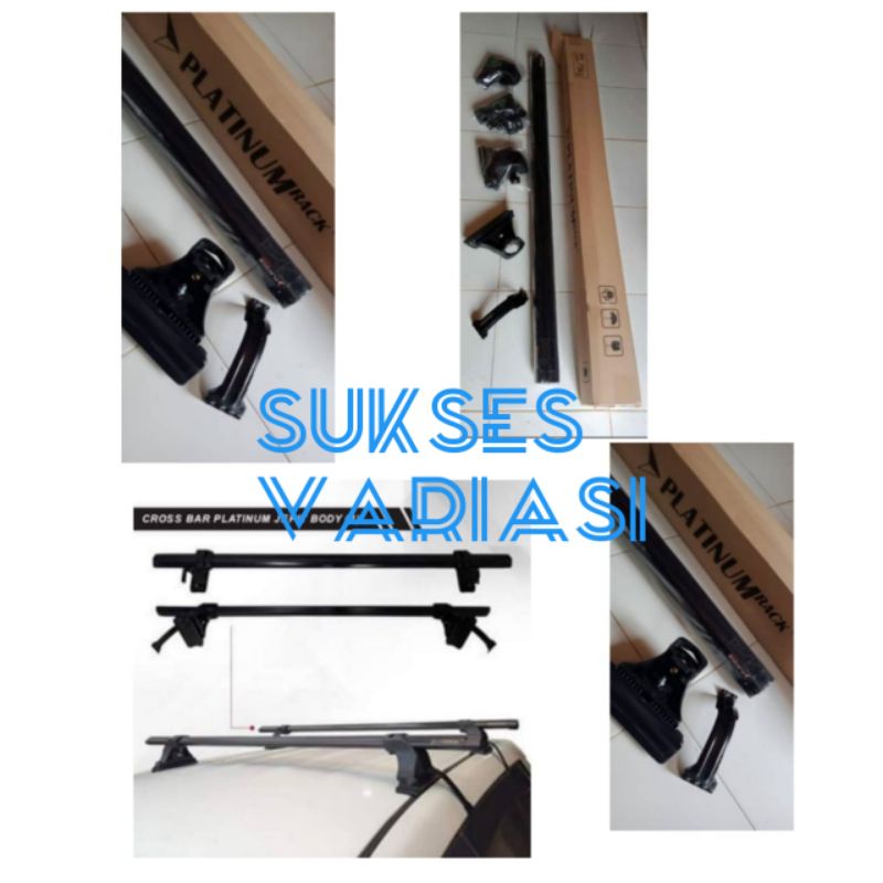 crossbar kaki rack atas mobil platinum jepit body universal mobil #avanza#xenia#kijang#innova#mobili