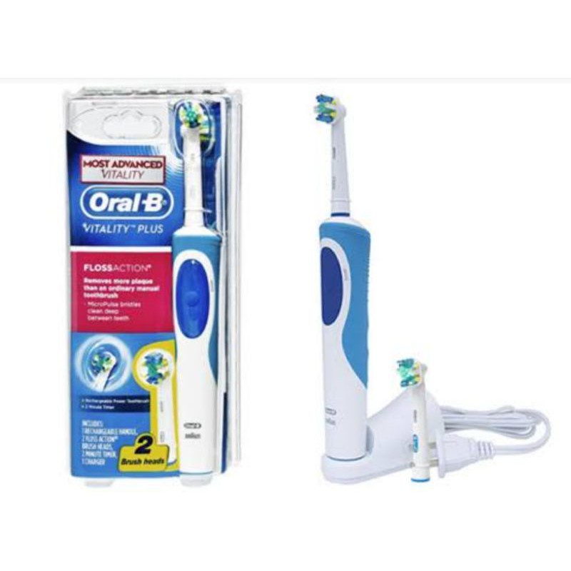 (Bisa Direfill &amp; Charge Listrik) Sikat Gigi Elektrik Oral B Vitality Clean / Electric Toothbrush