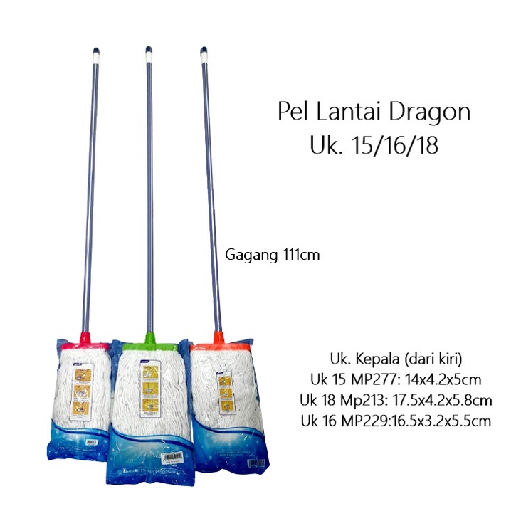 Pel Lantai Dragon Uk. MP 15/MP 16/MP 18