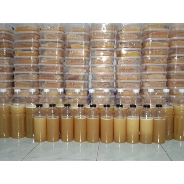 

Madu Asli ukuran sedang (500ml)