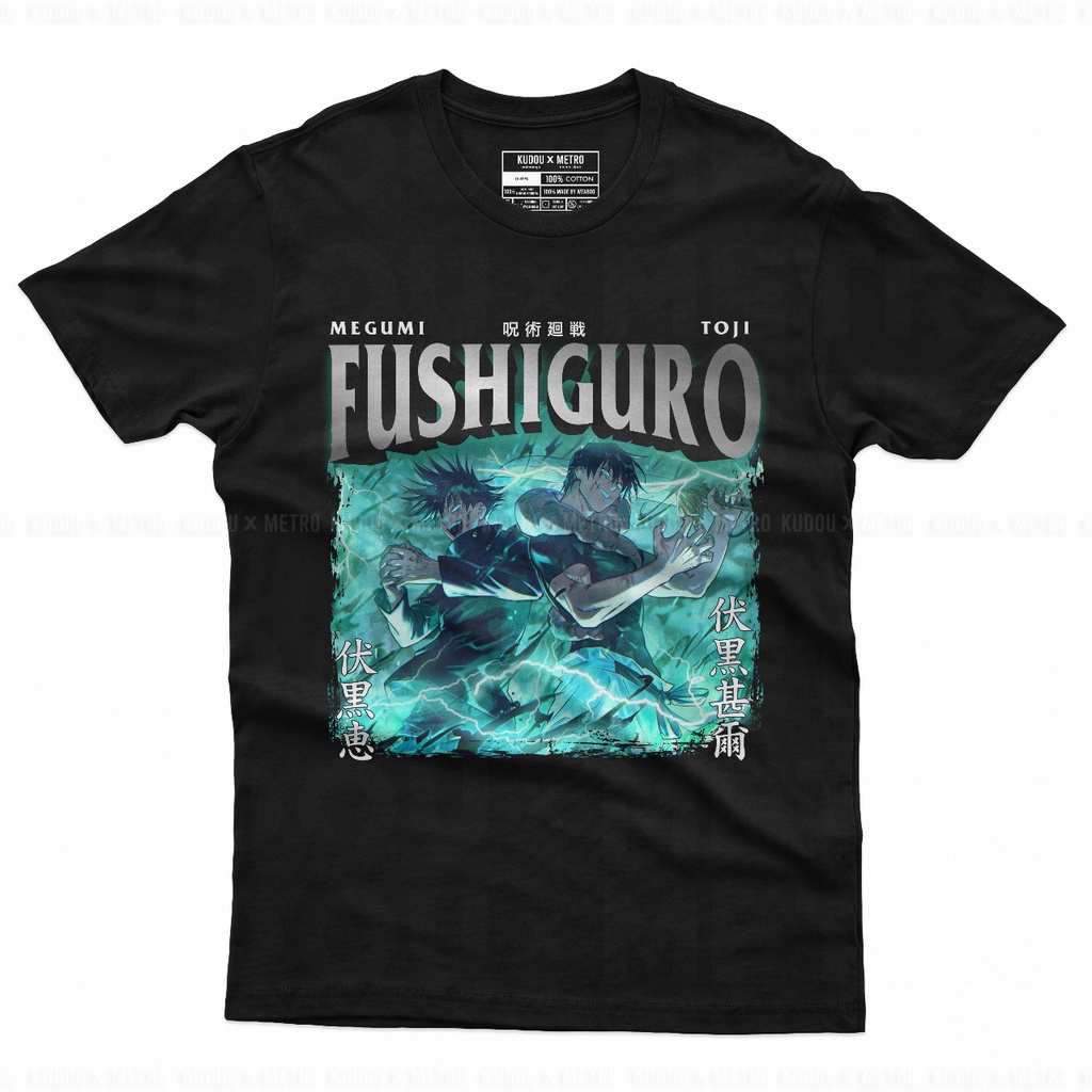 Tshirt Megumi x Toji Fushiguro Anime Manga Jujutsu Kaisen Premium Unisex