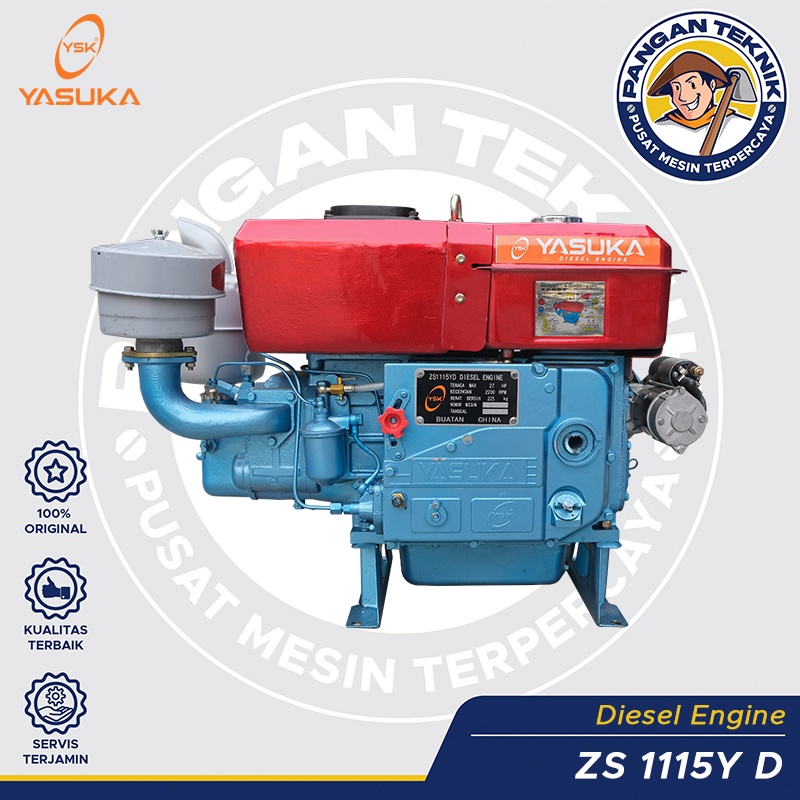 Promo Mesin Diesel / Diesel Engine Yasuka Zs 1115Y D Starter