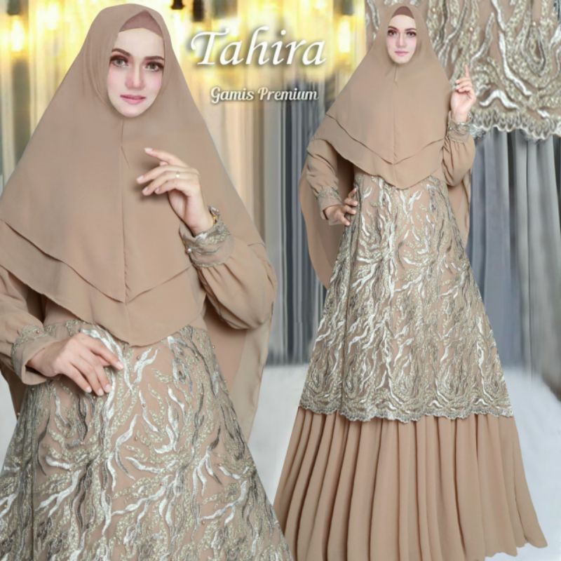 TAHIRA MAXI Busana Muslim Gamis Murah Gaun Pesta Muslimah Baju Pesta Wanita Kondangan Mewah Terbaru2